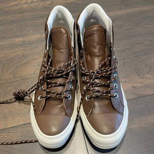 Converse Unisex Leather Boot - Dark Clove